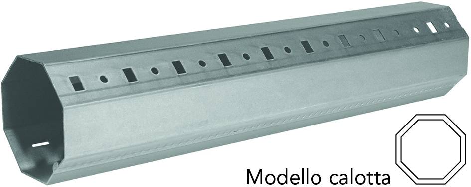 TUBO OTTAGONALE LISCIO PER TAPPARELLA