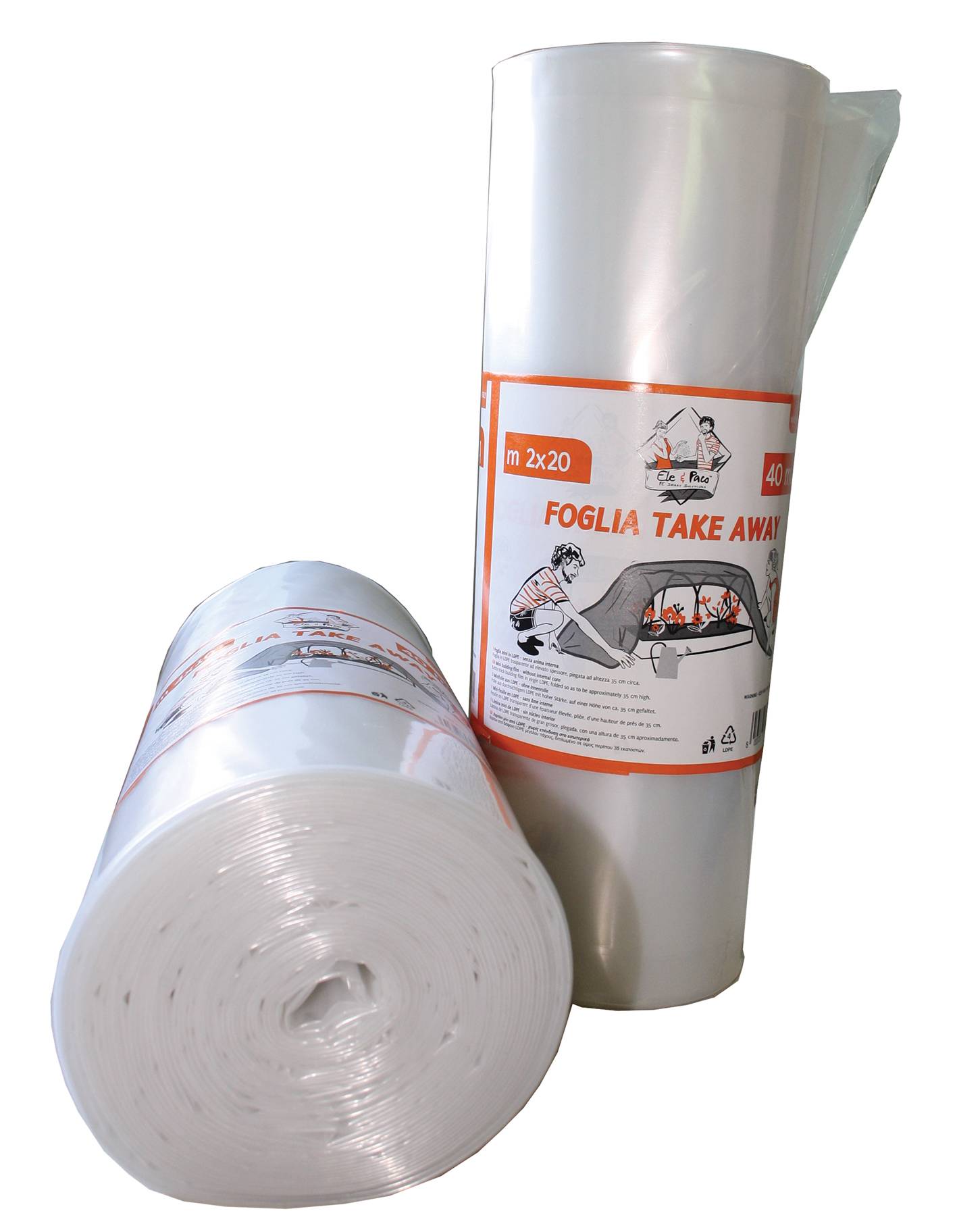 FOGLIA TAKE AWAY TRASPARENTE
