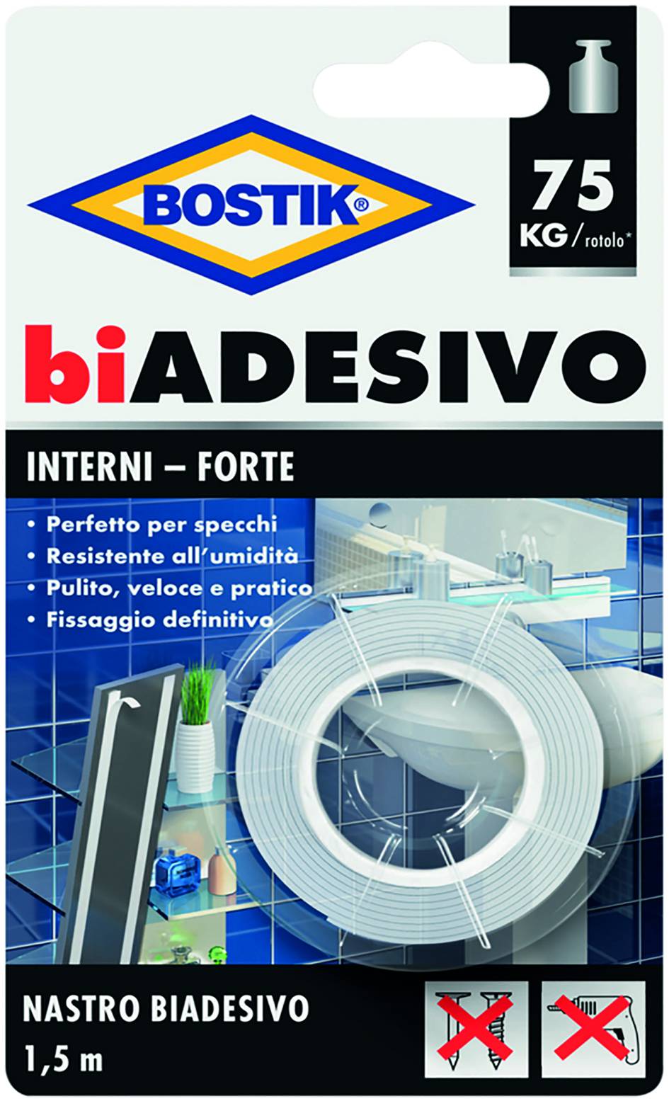 NASTRO BIADESIVO IN SCHIUMA ULTRA FORTE
