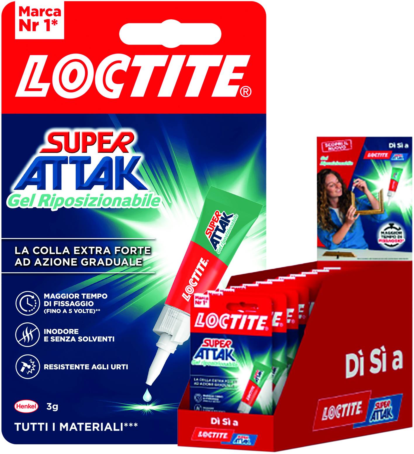LOCTITE SUPER ATTAK GEL RIPOSIZIONABILE
