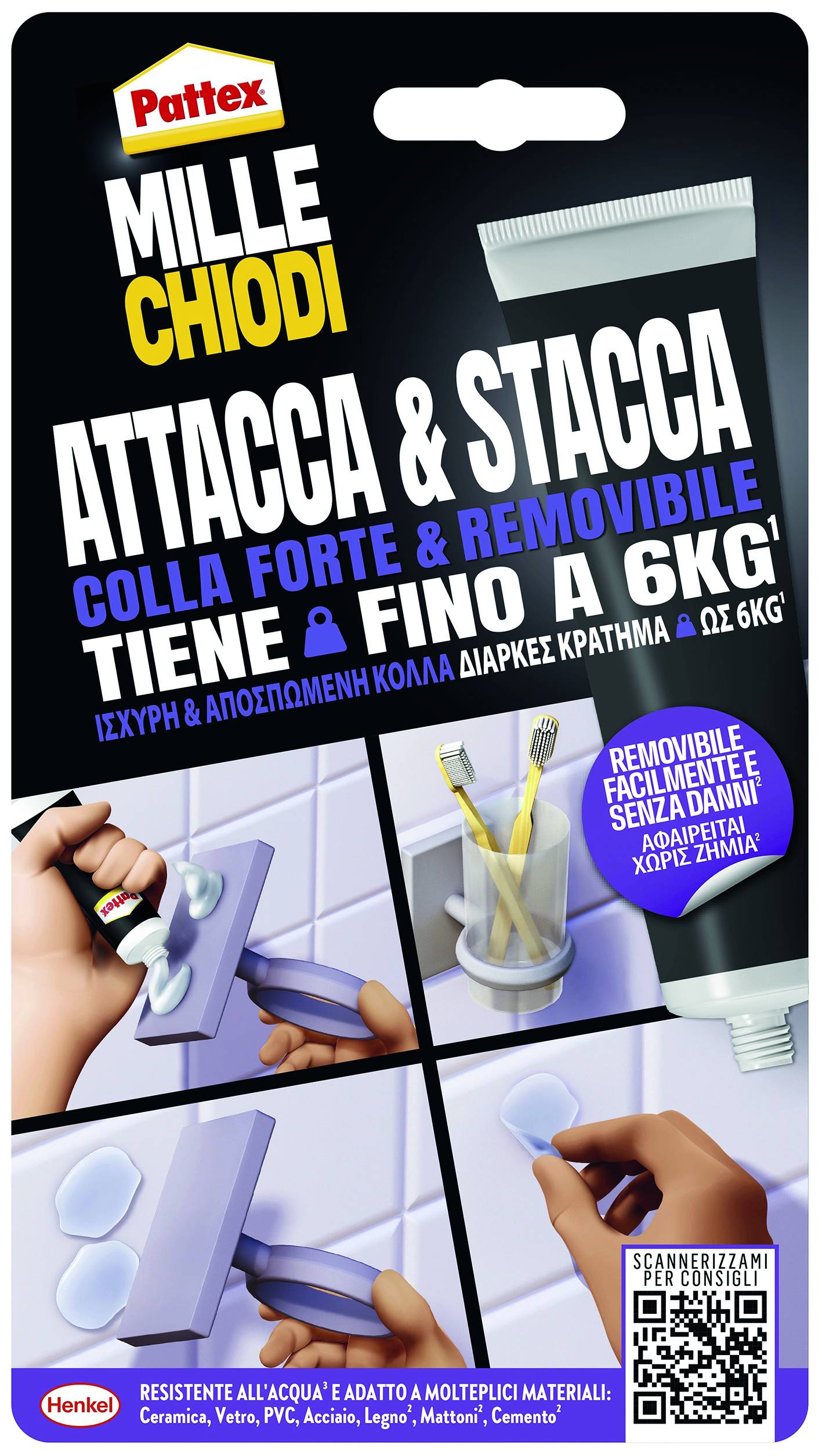 PATTEX MILLECHIODI ATTACCA&STACCA