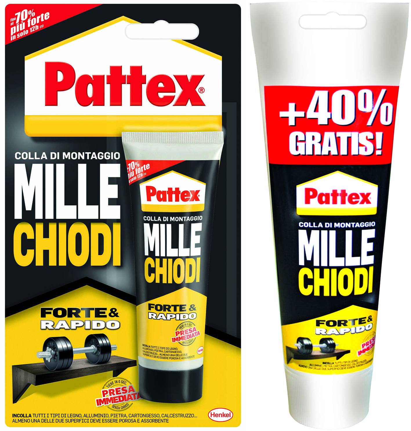 PATTEX MILLECHIODI FORTE E RAPIDO