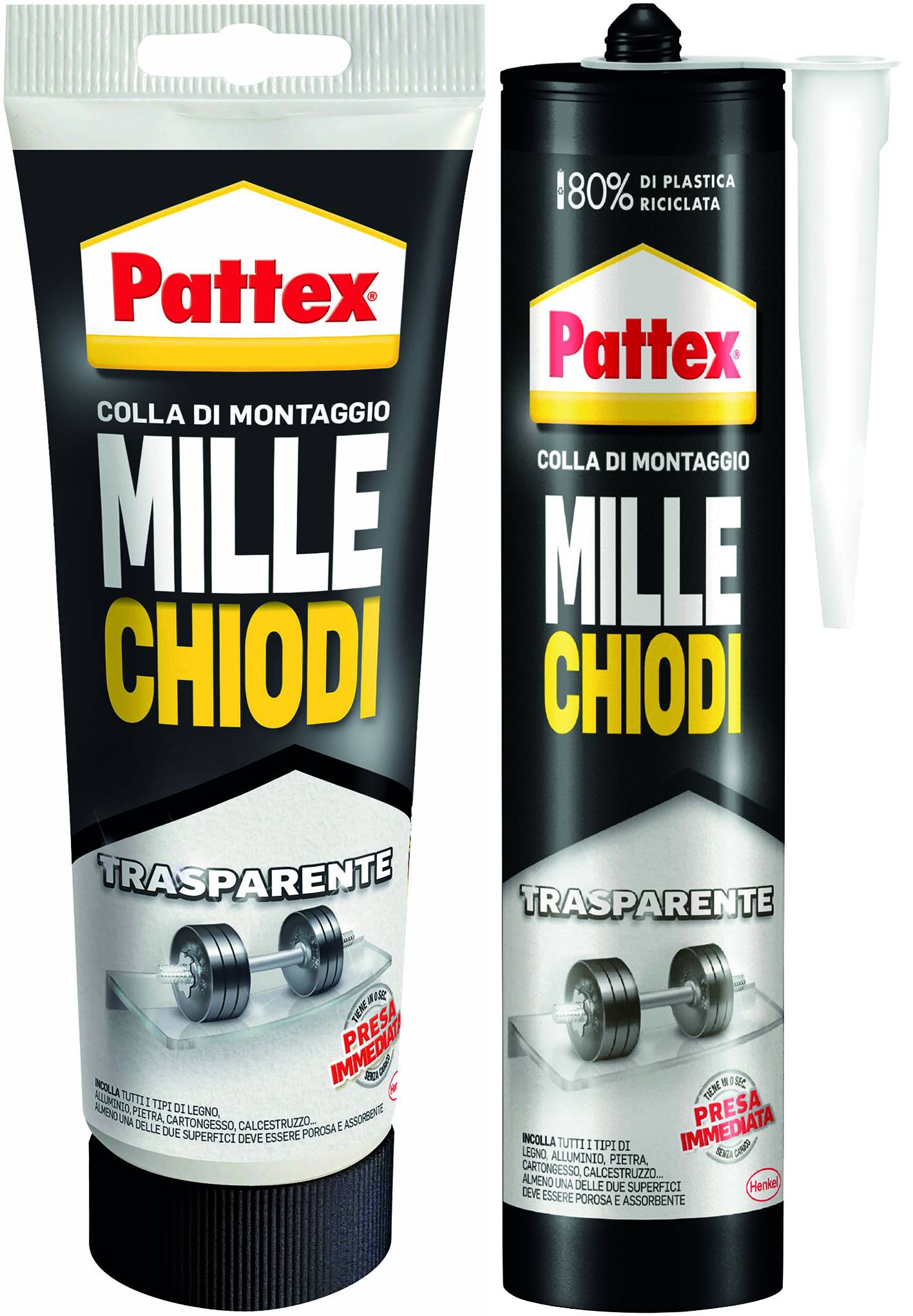 PATTEX MILLECHIODI TRASPARENTE