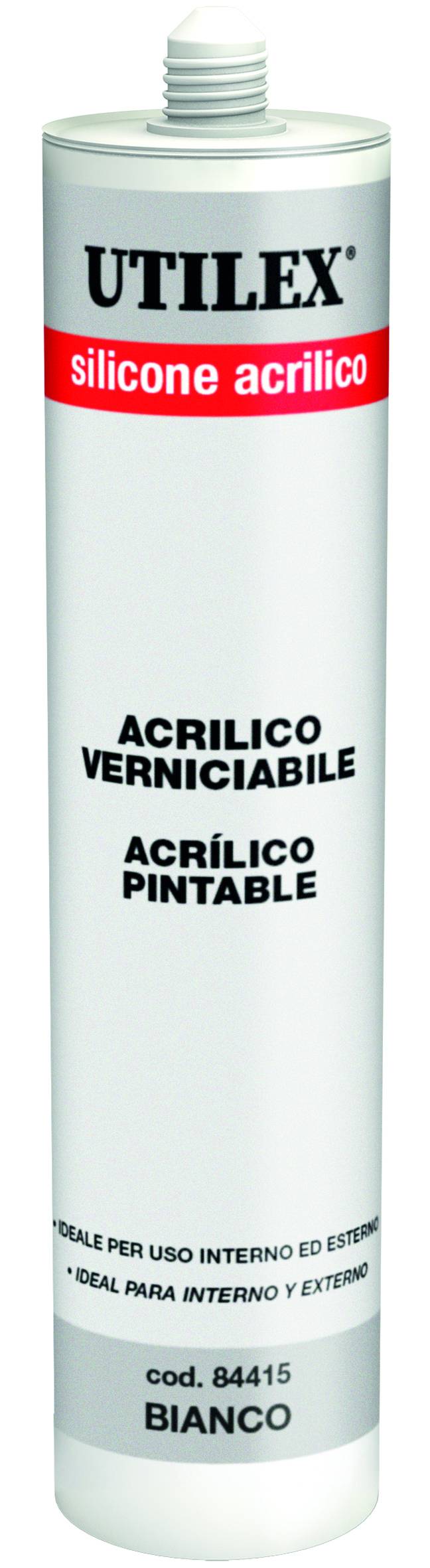 SILICONE ACRILICO BIANCO