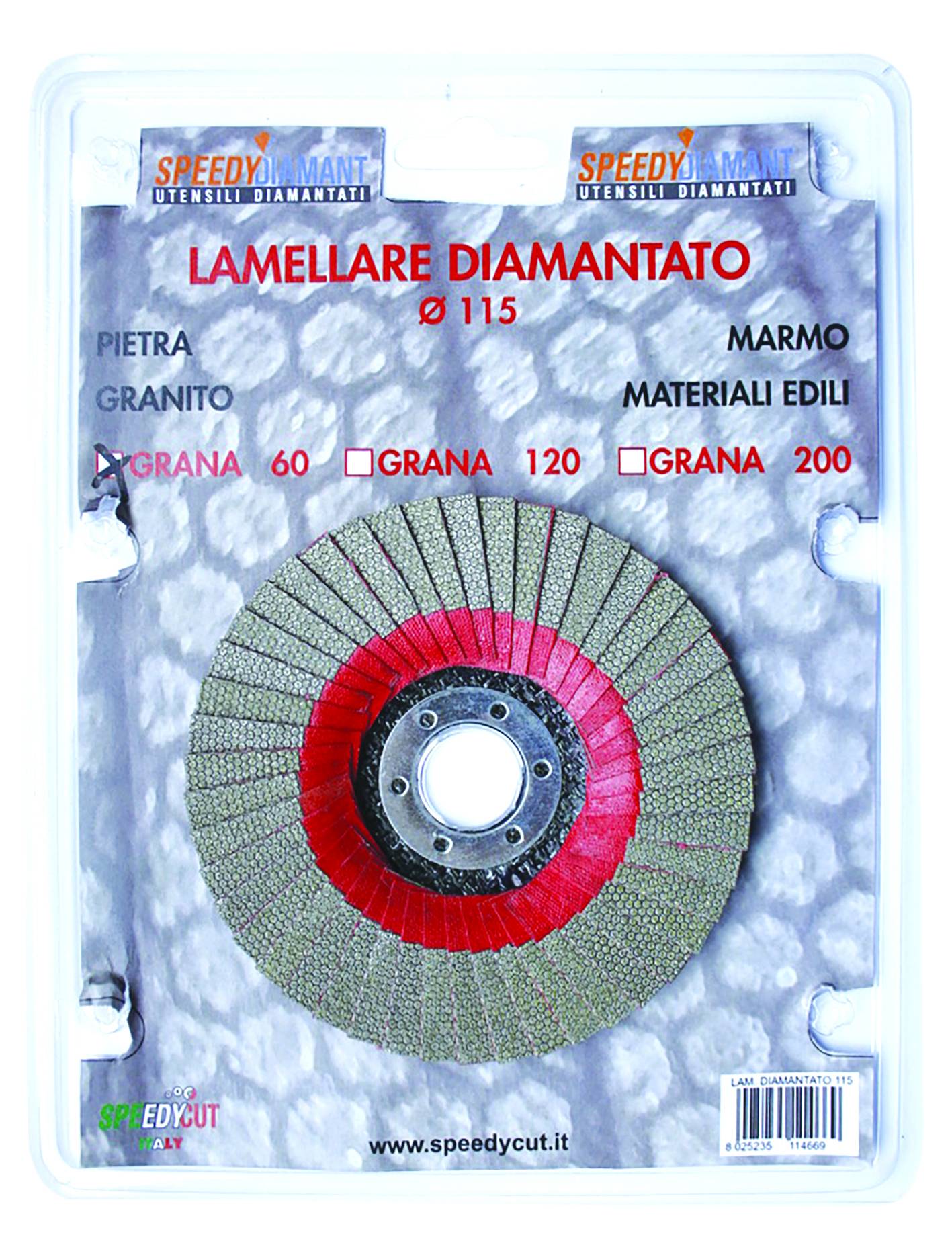 DISCO LAMELLARE TELA DIAMANTATA