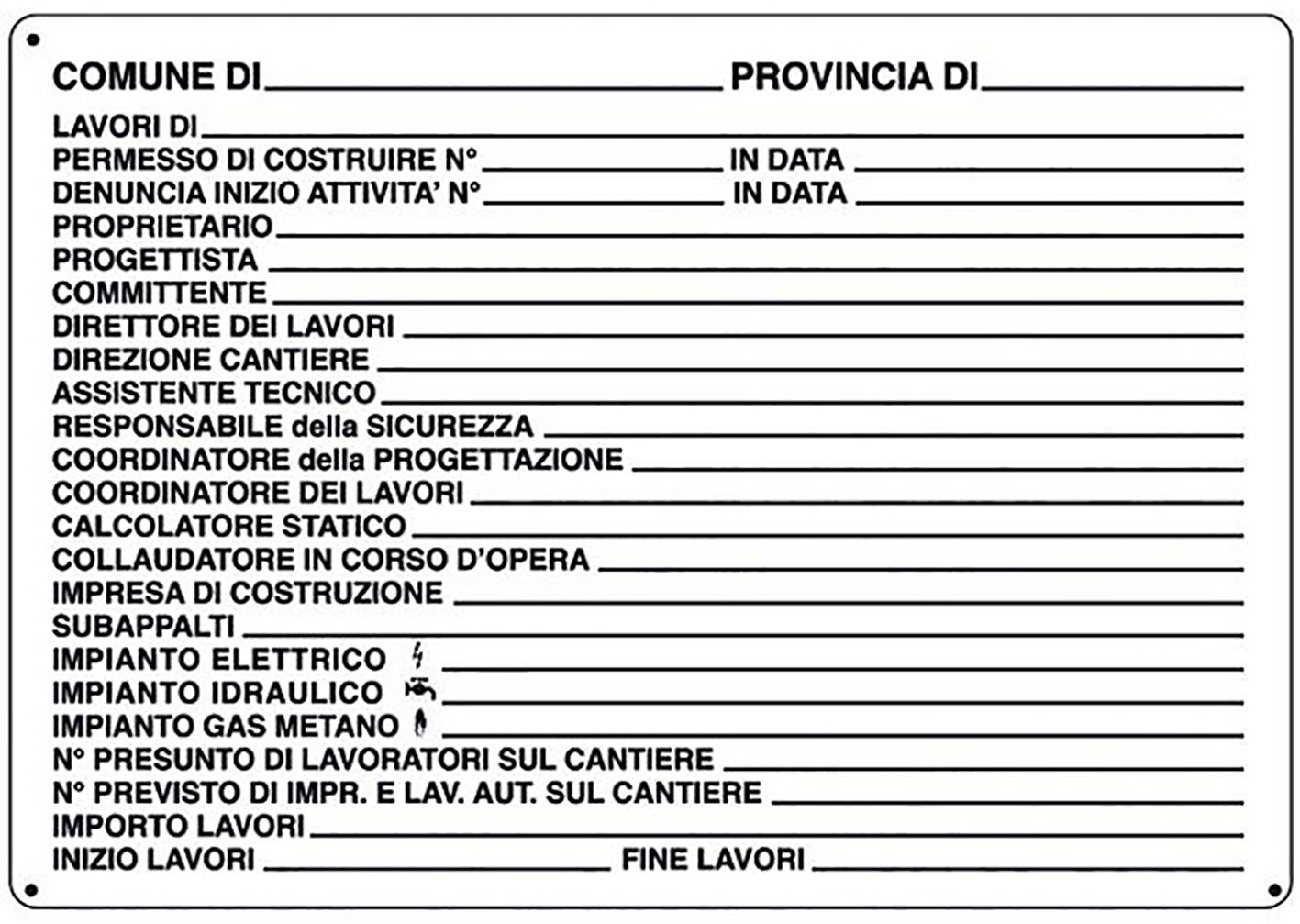 CARTELLO CONCESSIONE EDILIZIA