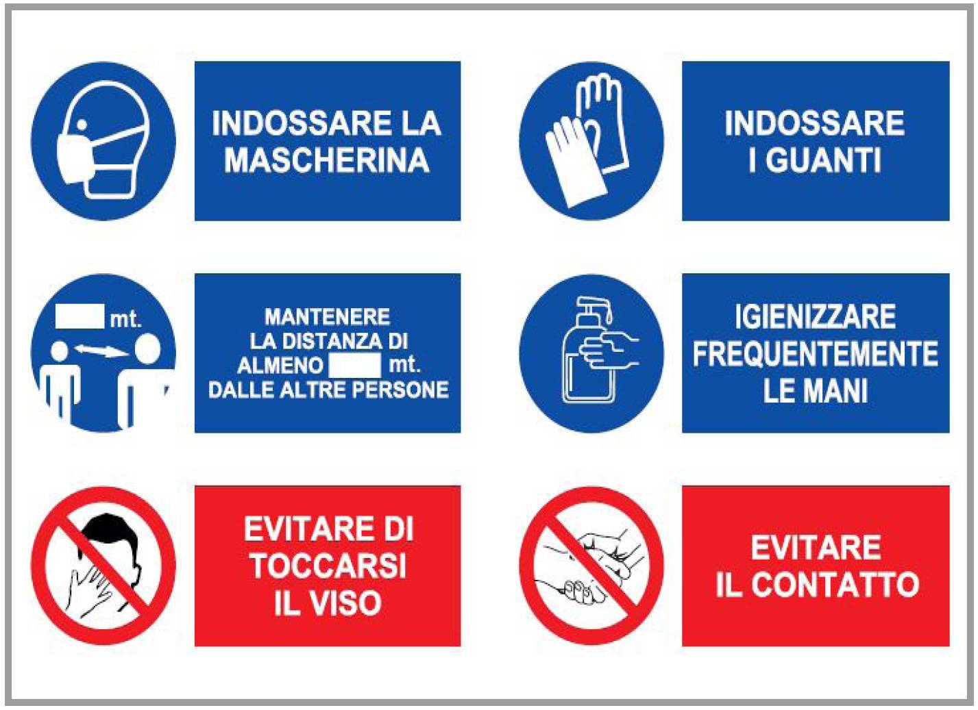 CARTELLO COMPORTAMENTO COVID-19