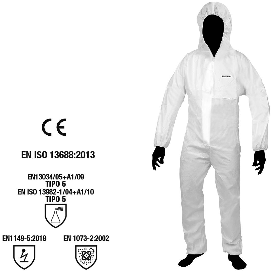 TUTA PROTEZIONE MONOUSO CATEGORIA II