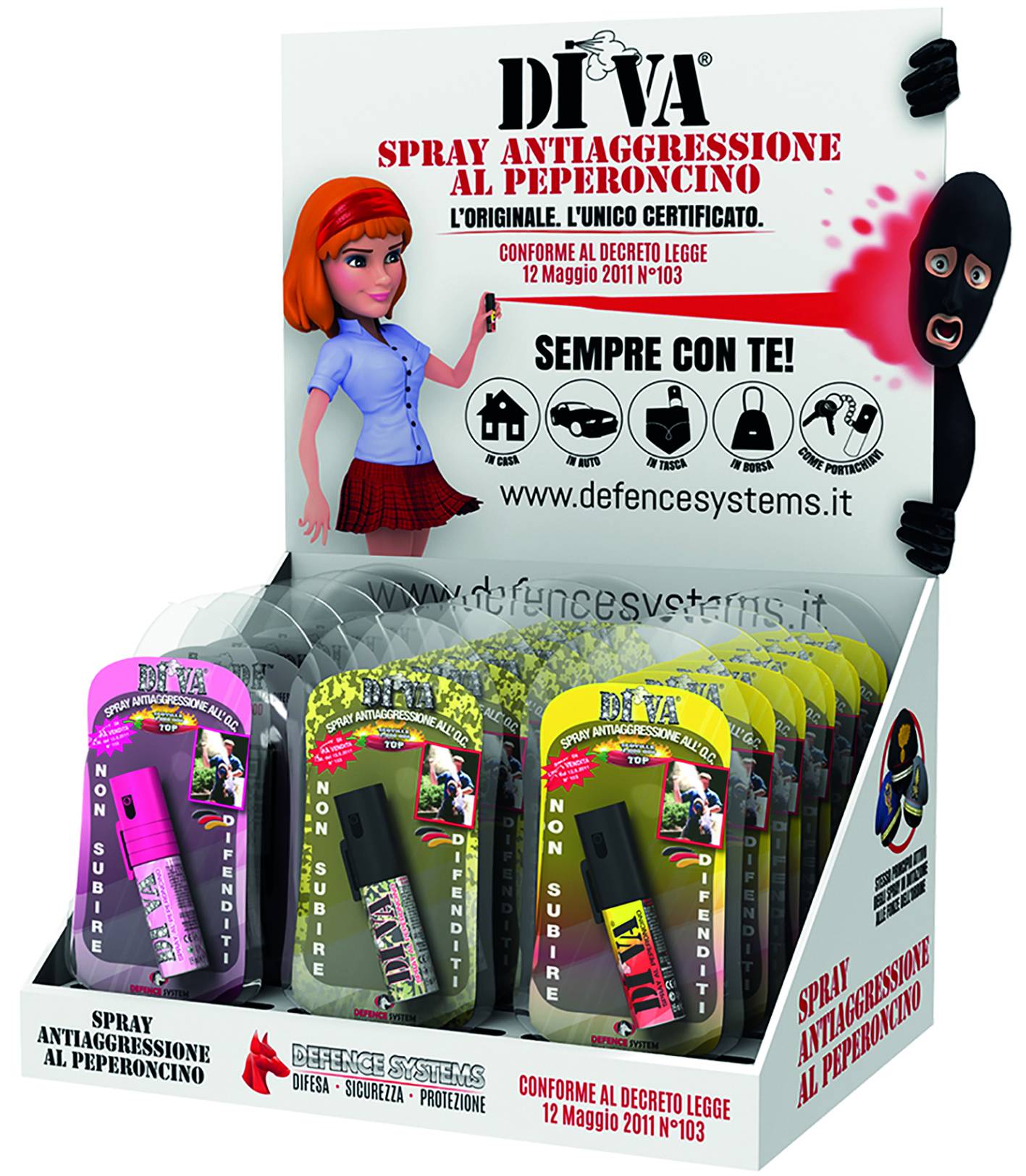 SPRAY AUTODIFESA AL PEPERONCINO DI.VA
