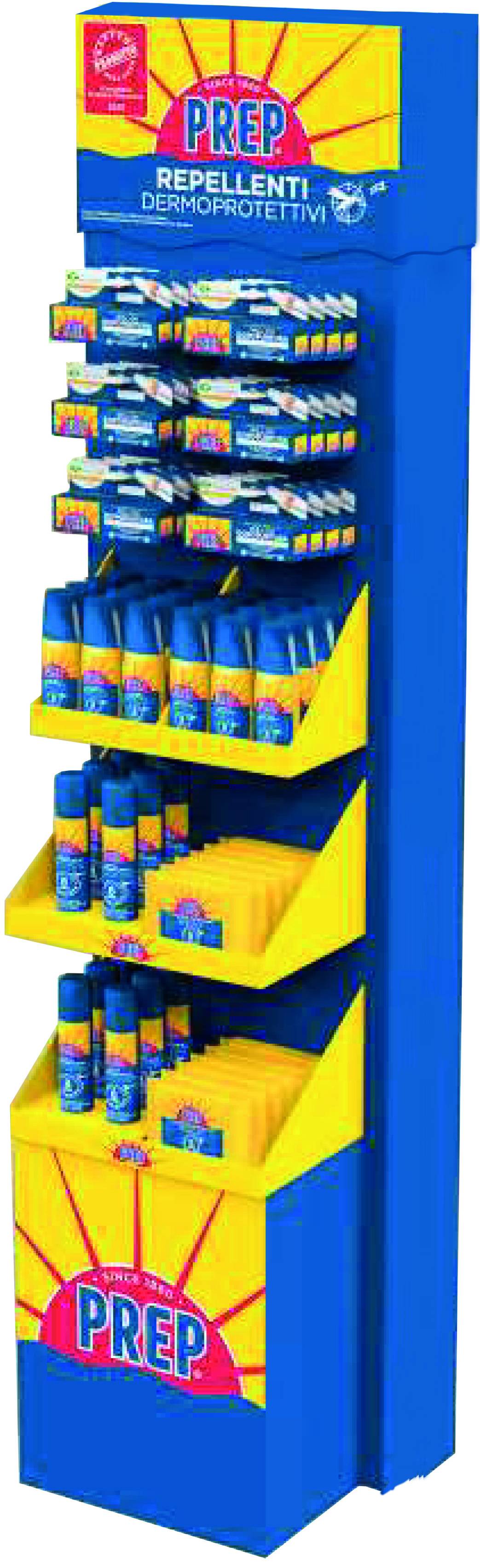 ESPOSITORE REPELLENTI DERMOPROTETTIVI