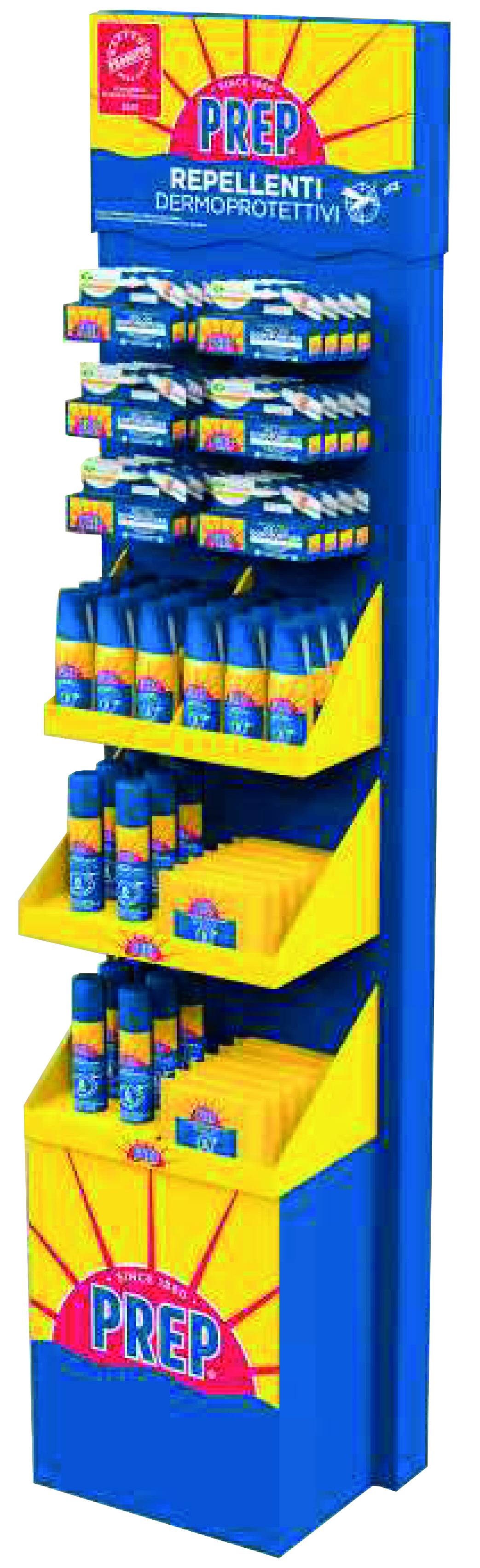 ESPOSITORE REPELLENTI DERMOPROTETTIVI