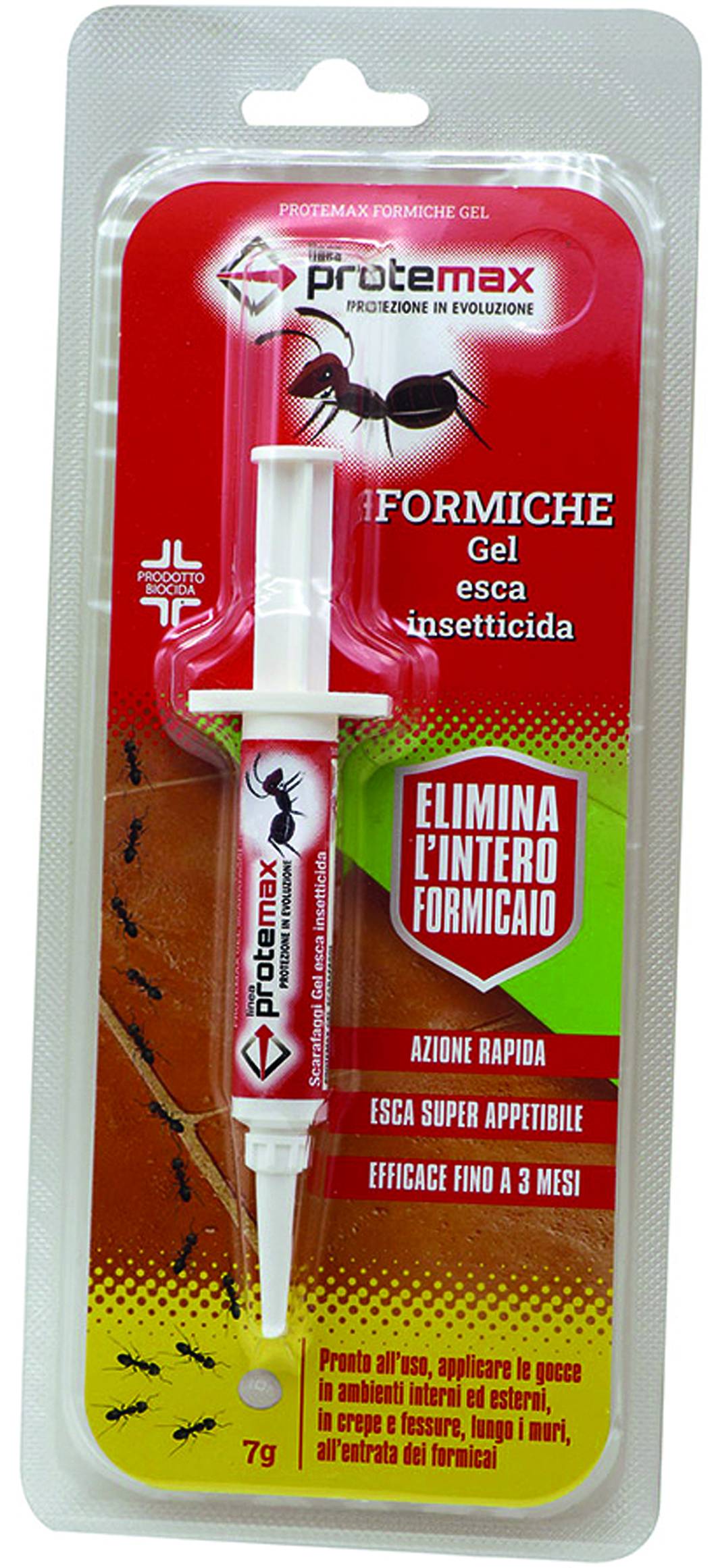 SIRINGA CON ESCA FORMICHE IN GEL
