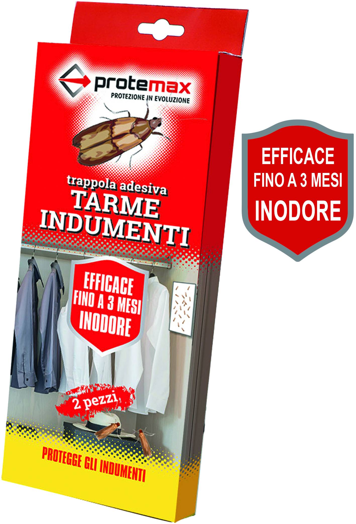 TRAPPOLA ADESIVA TARME INDUMENTI
