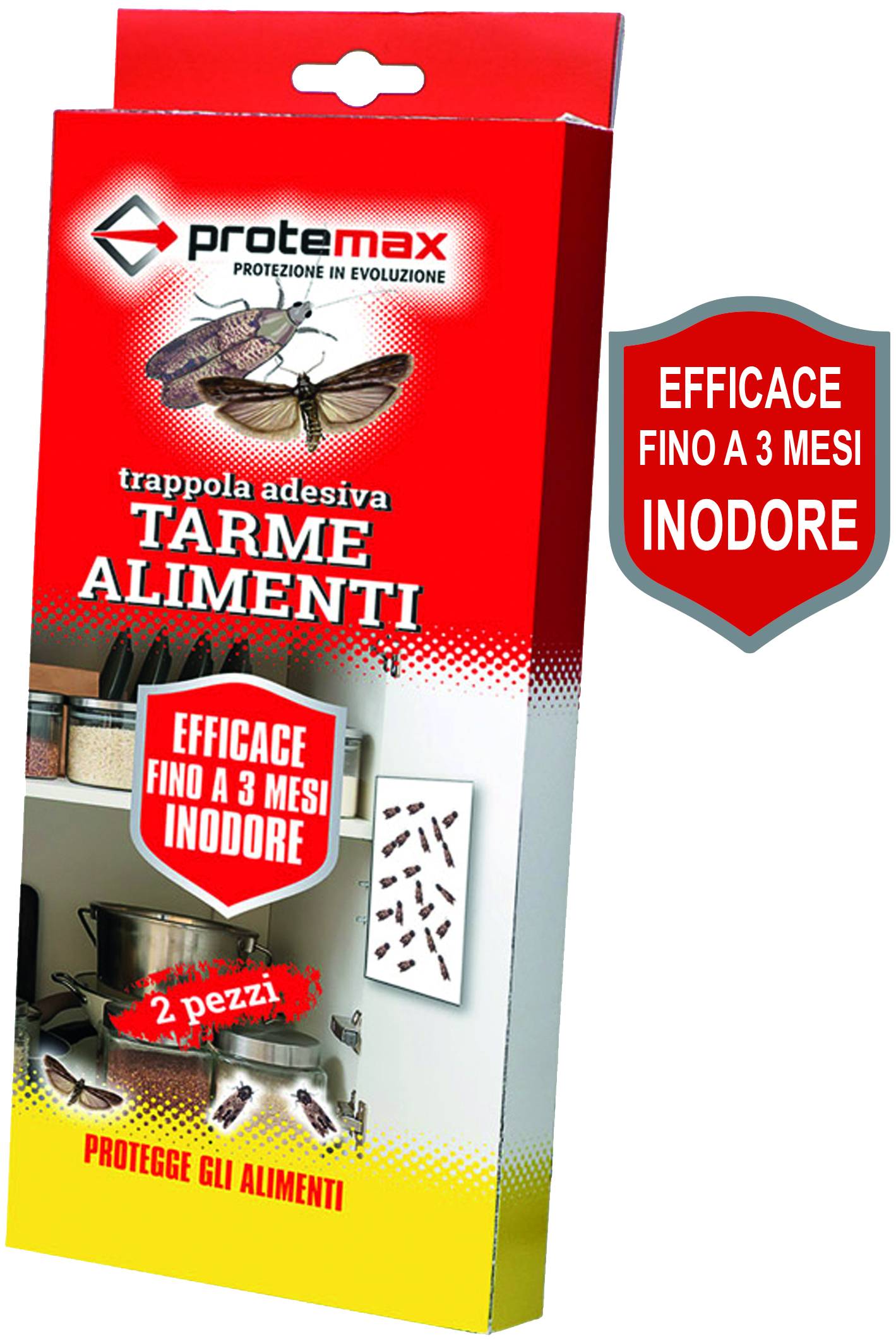 TRAPPOLA ADESIVA TARME ALIMENTI