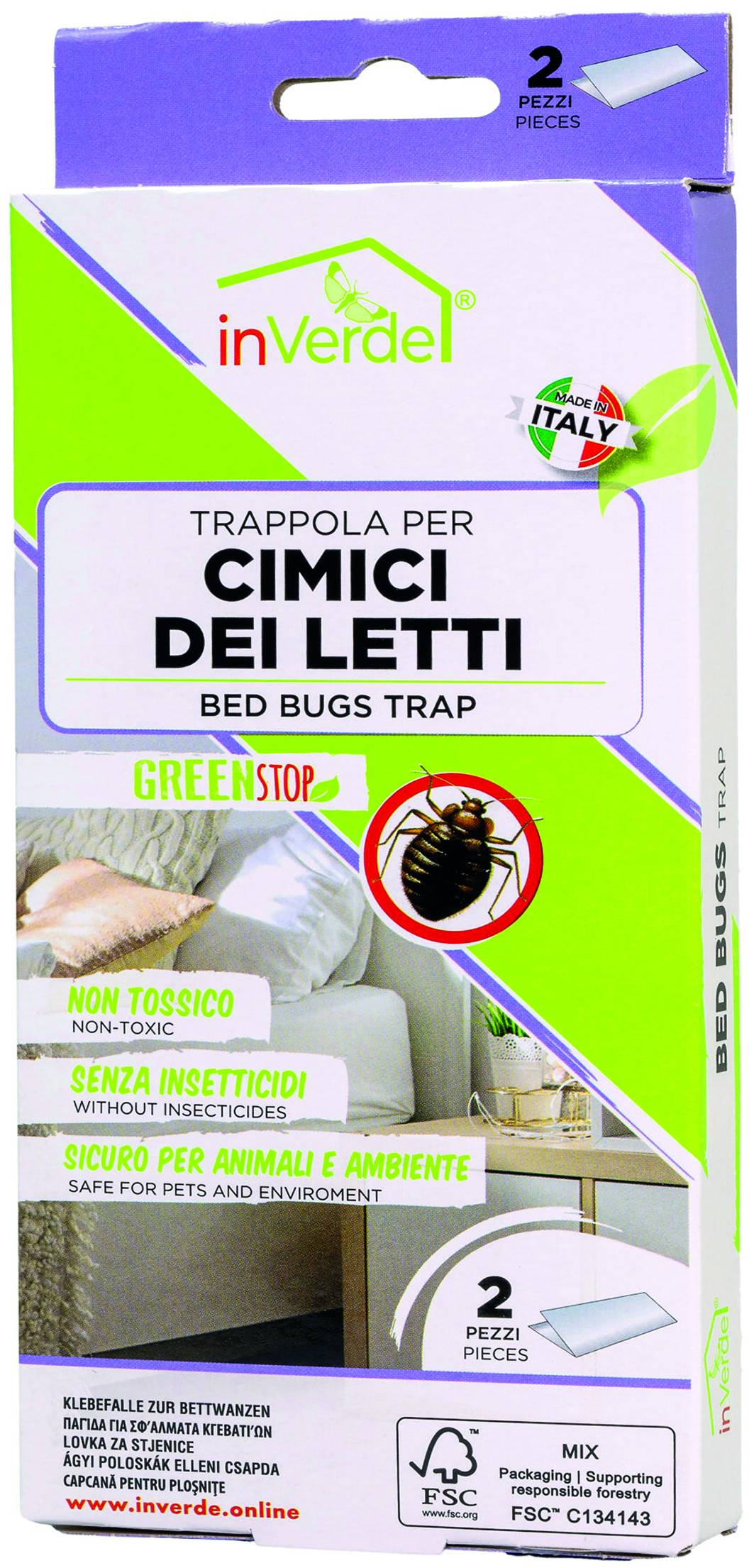 TRAPPOLA PER CIMICI DEI LETTI