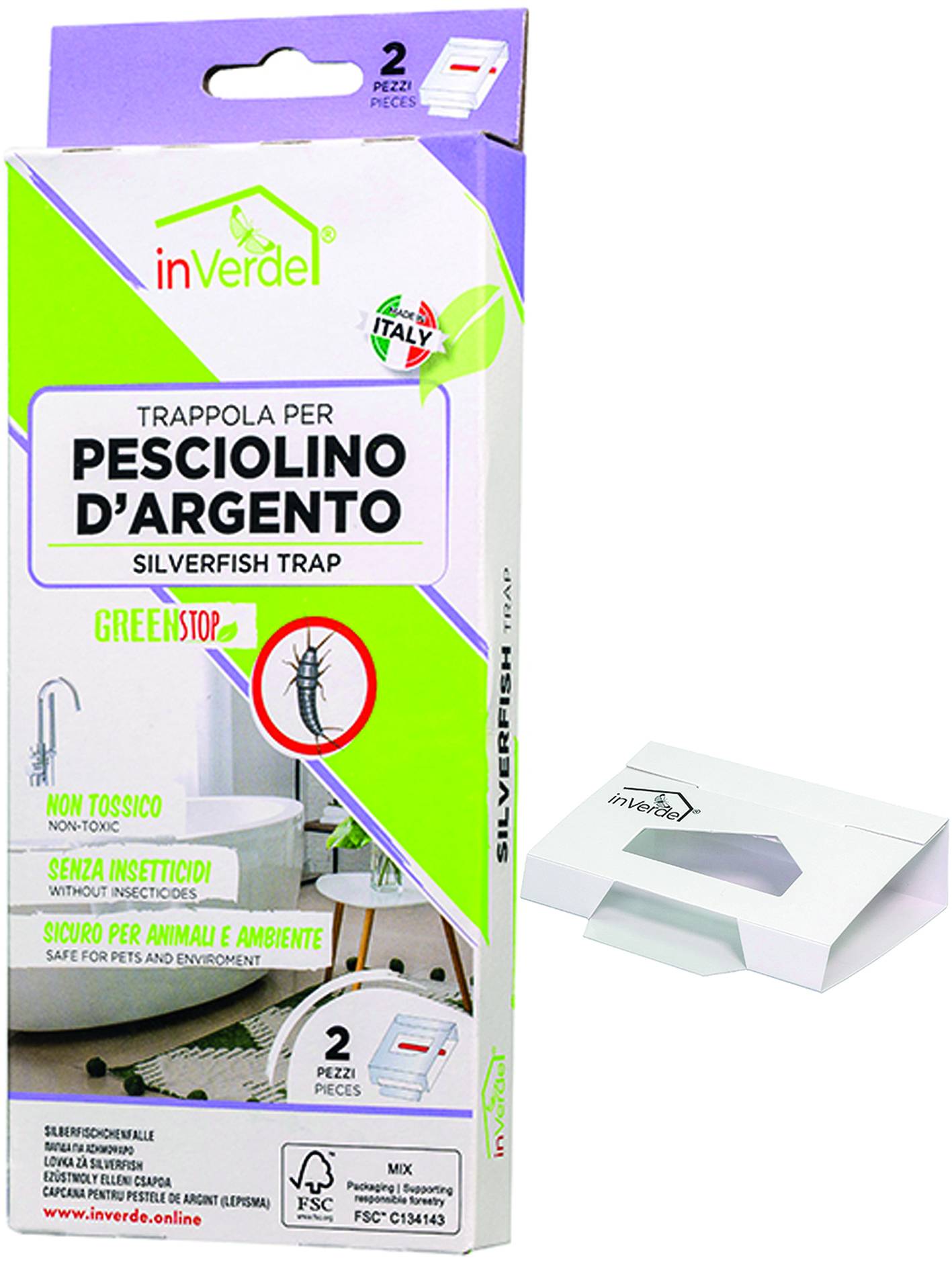 TRAPPOLA PER PESCIOLINO D'ARGENTO