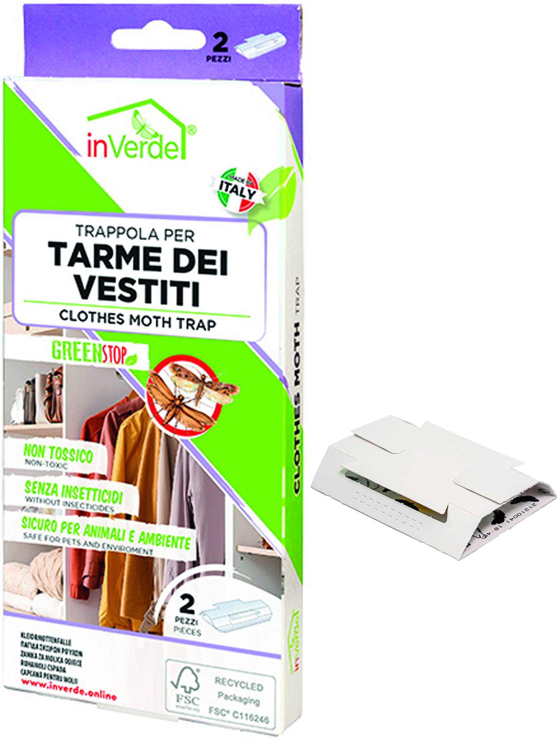 TRAPPOLA PER TARME DEI VESTITI