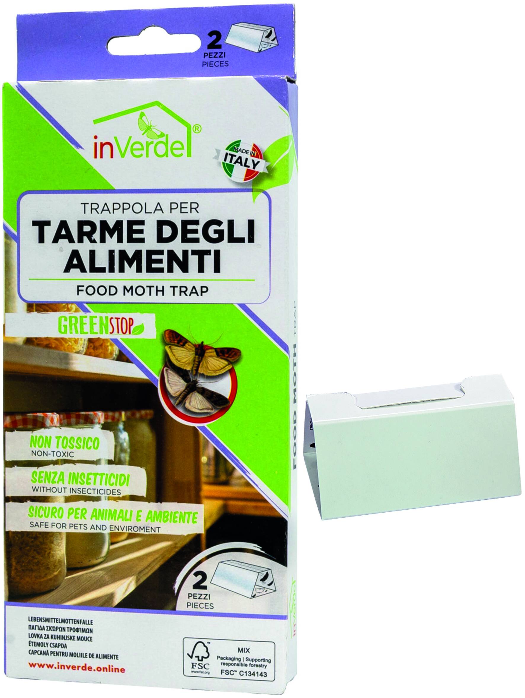 TRAPPOLA PER TERME DEGLI ALIMENTI