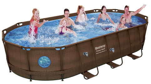 PISCINA OVALE RATTAN 