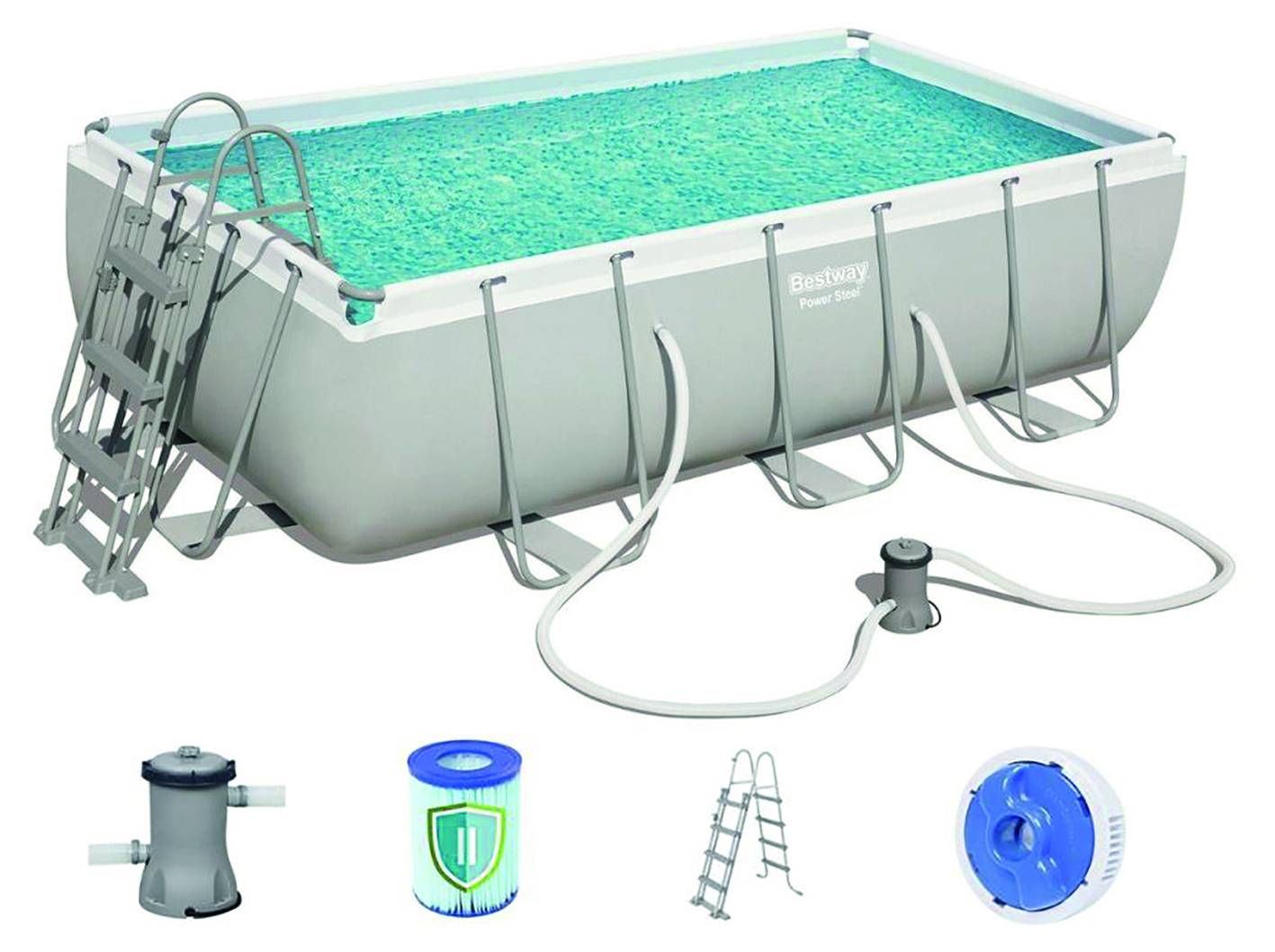 PISCINA RETTANGOLARE POWERSTEEL