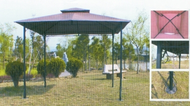 GAZEBO IN ACCIAIO FALESIA