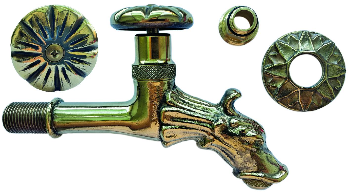 RUBINETTO ARTISTICO CON MANOPOLA