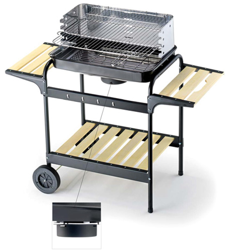 BARBECUE A CARBONELLA 60-40 GREEN/X