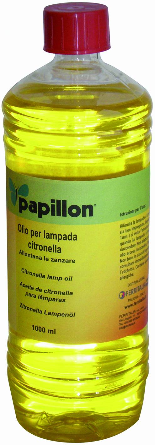 OLIO PER LAMPADE CITRONELLA *PAPILLON*