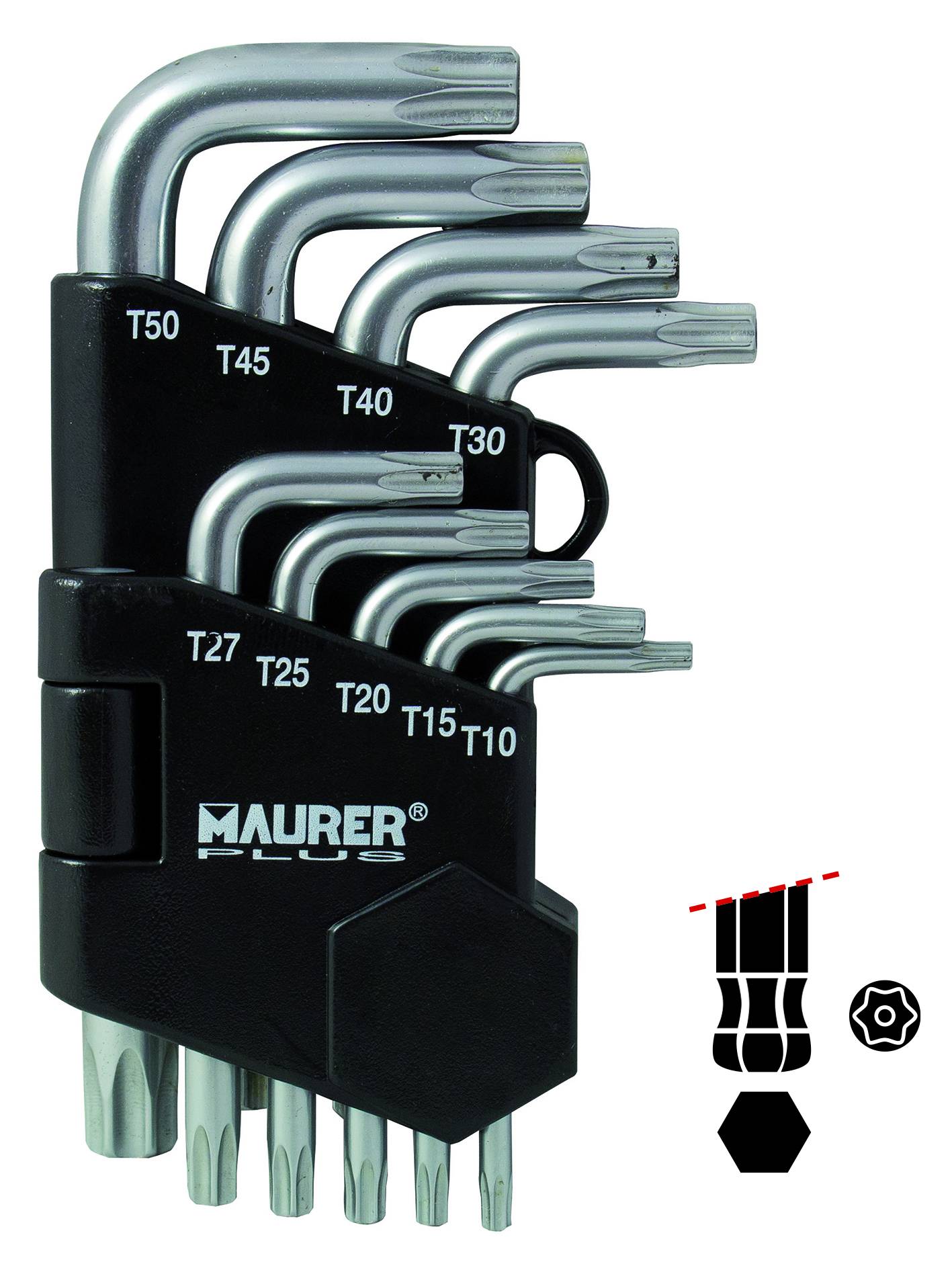 ASSORTIMENTO CHIAVI TORX *MAURER PLUS*