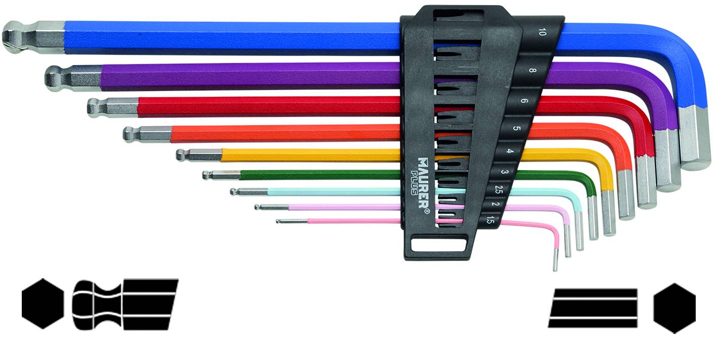 ASSORTIMENTO CHIAVI MASCHIO ESAGONALI