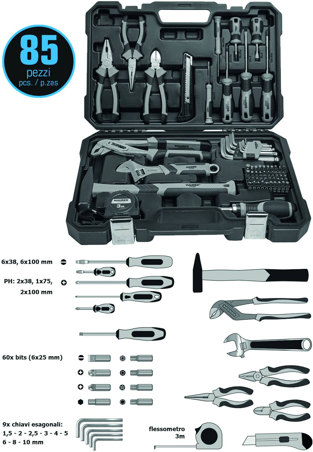 ASSORTIMENTO BITS/BUSSOLE