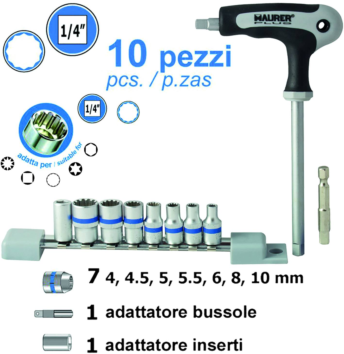 ASSORTIMENTO BUSSOLE POLIGONALI
