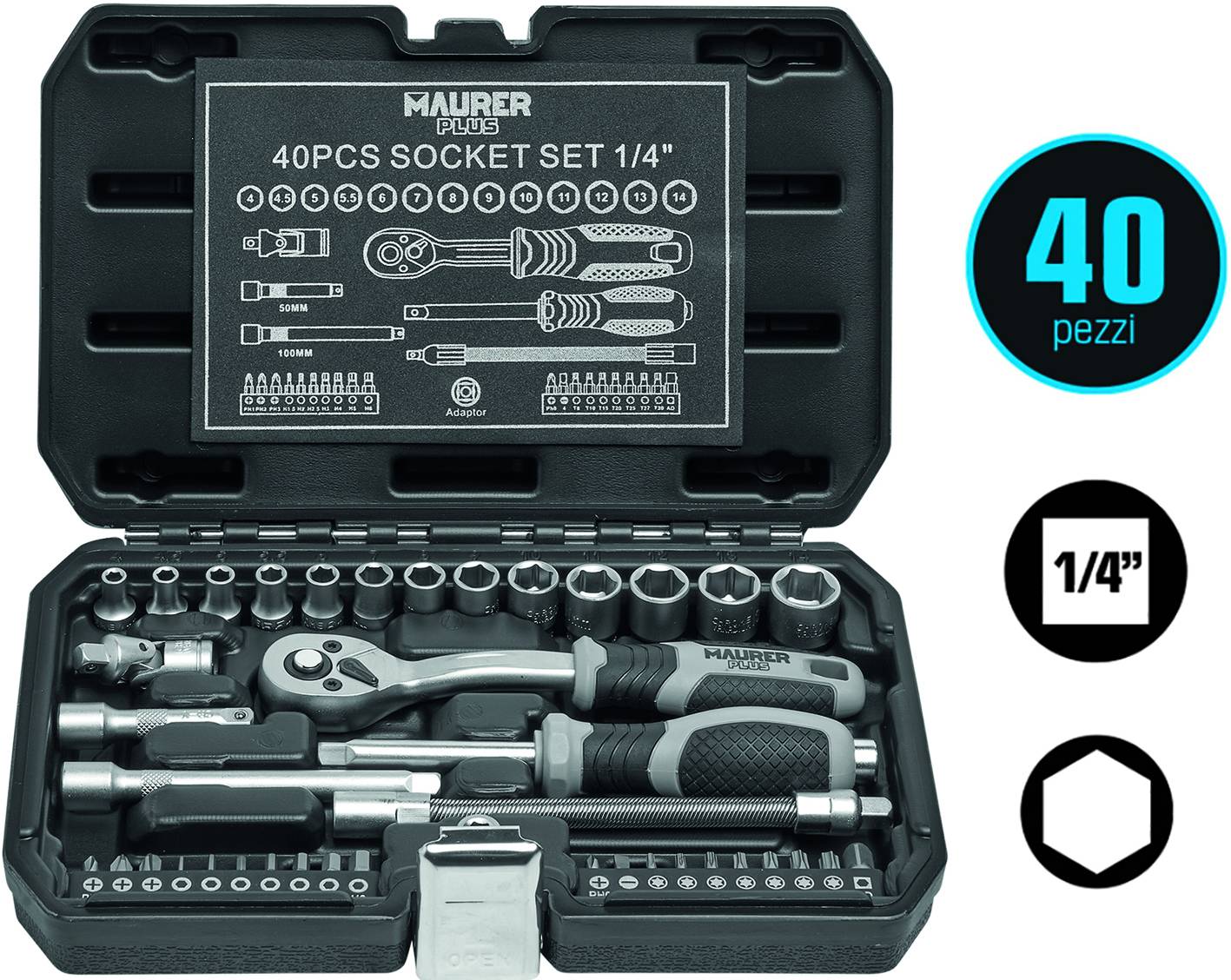 ASSORTIMENTO CHIAVI A BUSSOLA E BITS