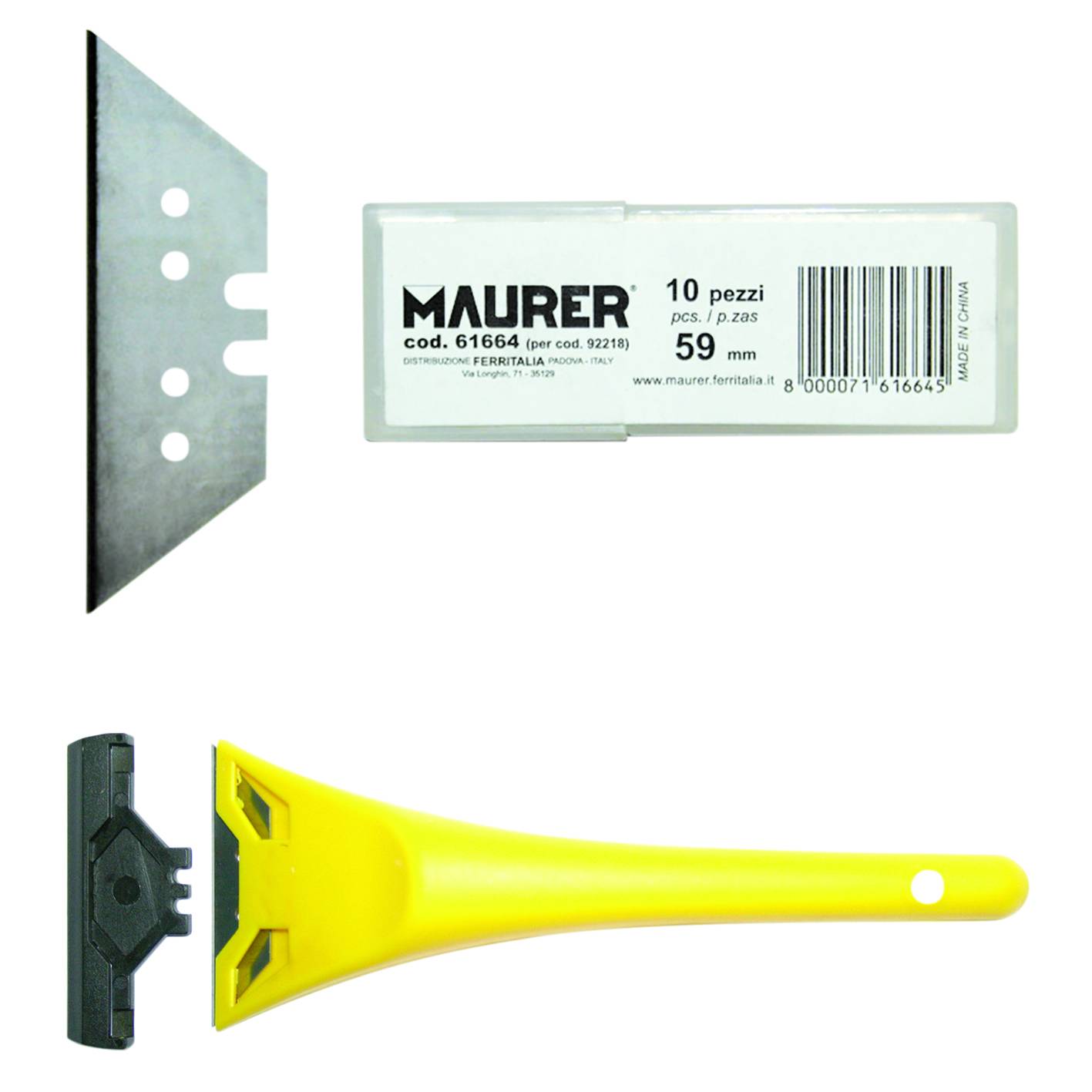 RASCHIETTO PLASTICA *MAURER*