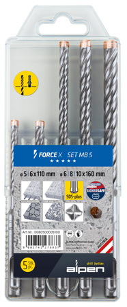 SERIE PUNTE SDS PLUS FORCE X