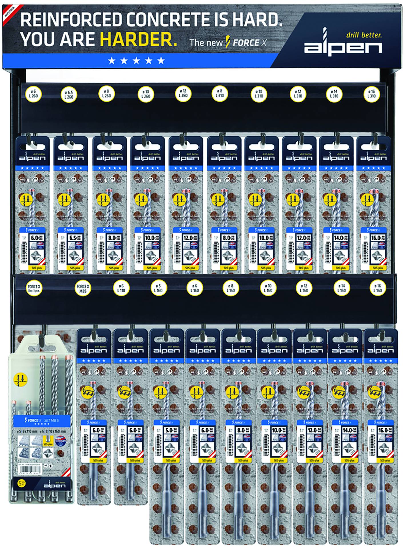 MODULO PUNTE SDS PLUS FORCE X