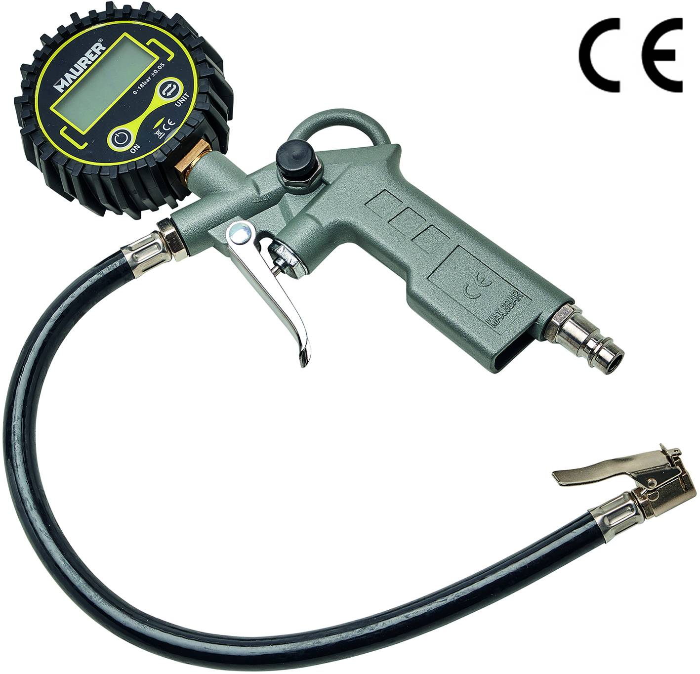 PISTOLA GONFIAGGIO MANOMETRO DIGITALE