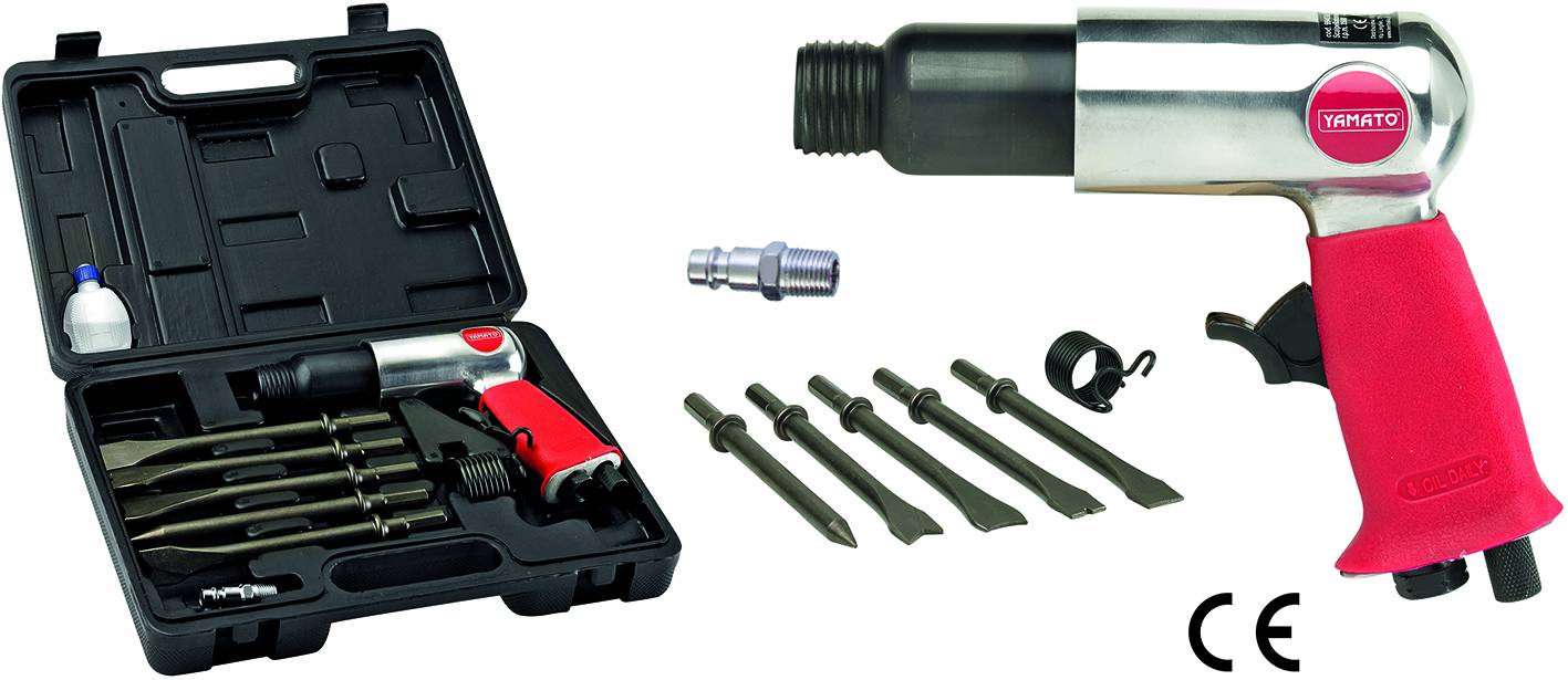 SCALPELLATORE PNEUMATICO IN KIT