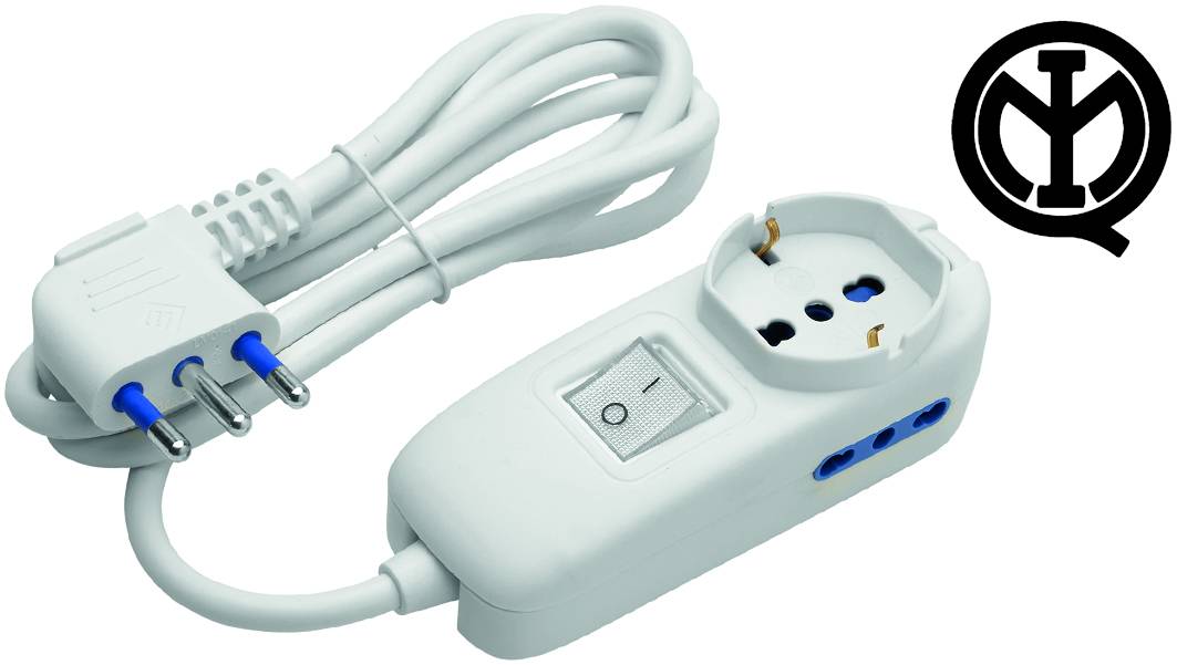 MULTIPRESA BIANCA 3 USCITE
