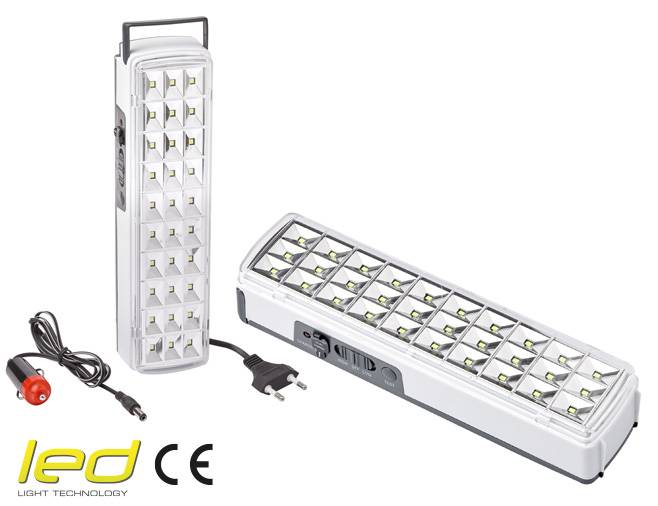 LAMPADA LED EMERGENZA RICARICABILE