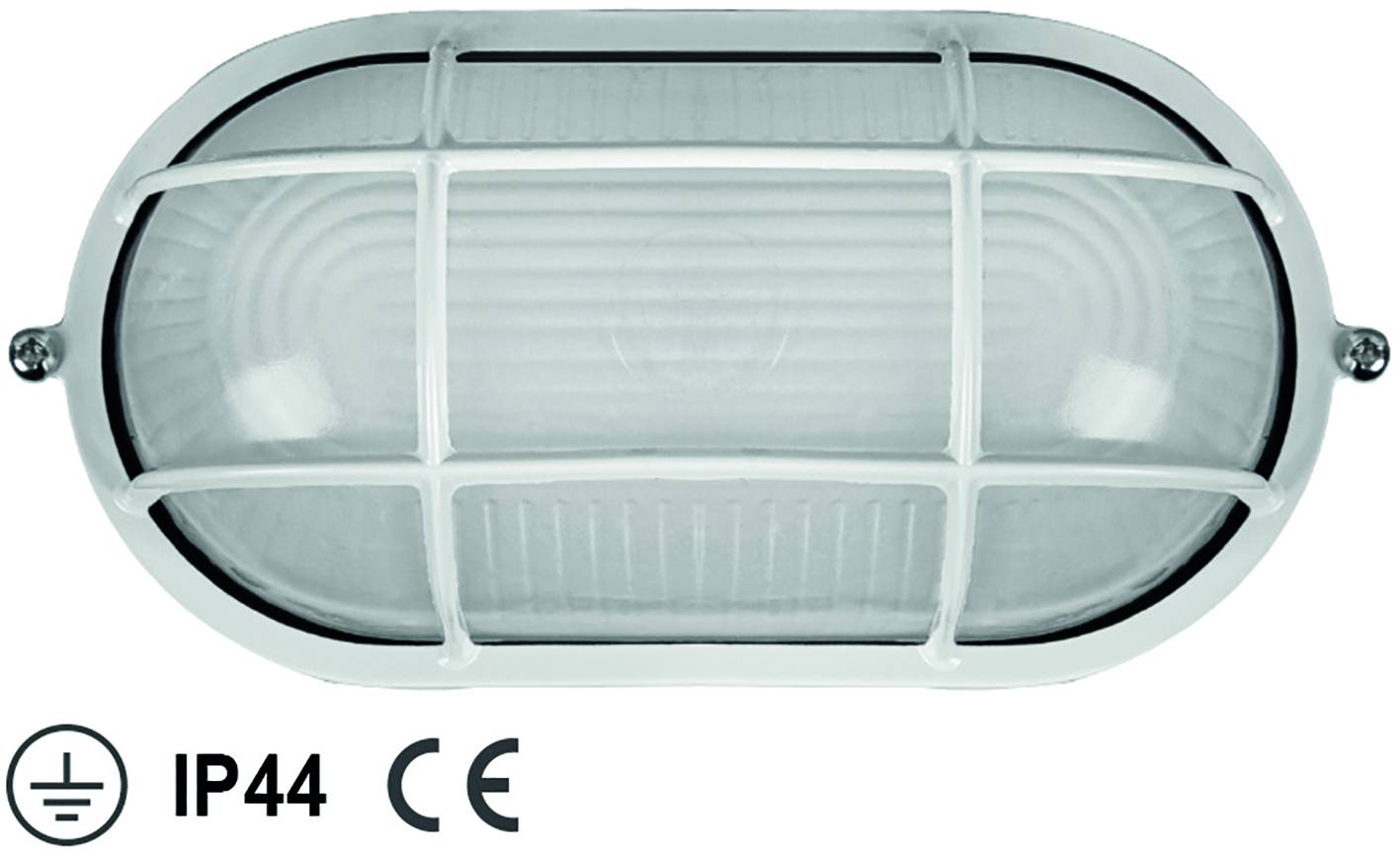 PLAFONIERA OVALE CON GABBIA