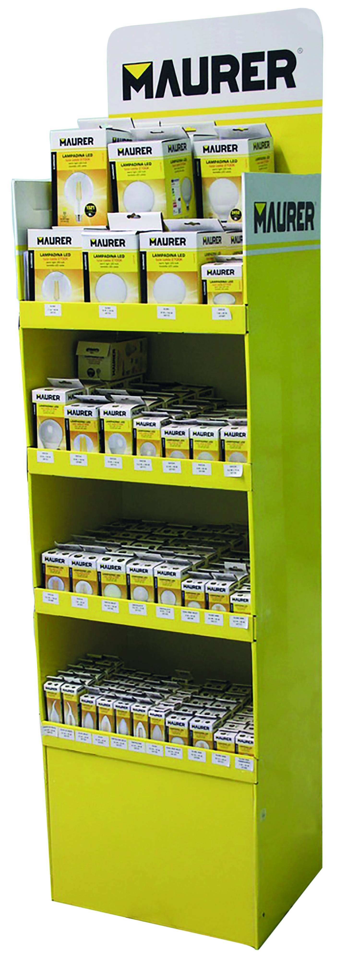 ESPOSITORE VUOTO LAMPADINE