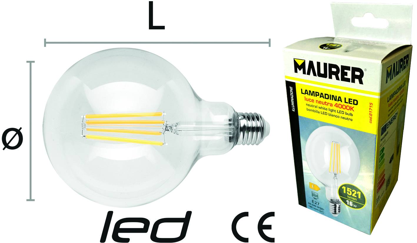 LAMPADINA LED GLOBO