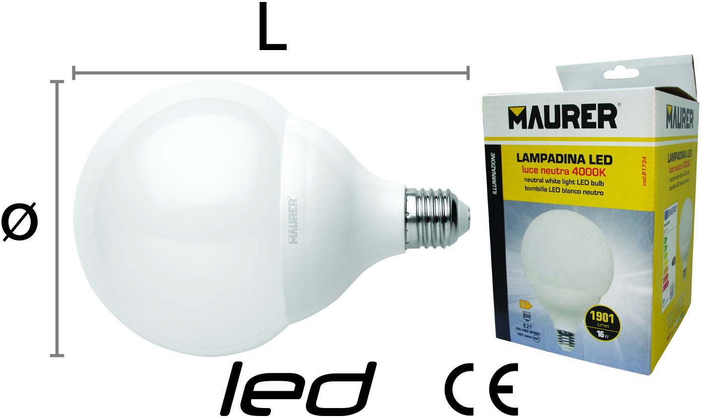 LAMPADINA A LED GLOBO