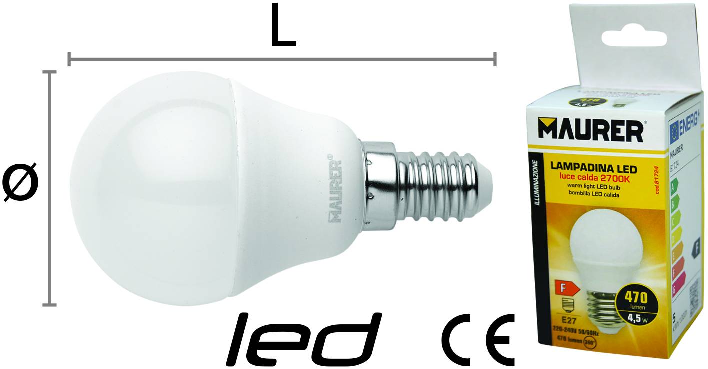 LAMPADINA A LED MINI GLOBO