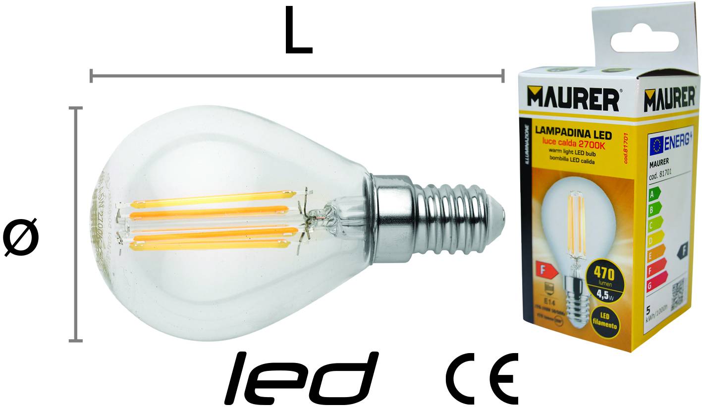 LAMPADINA LED MINI GLOBO