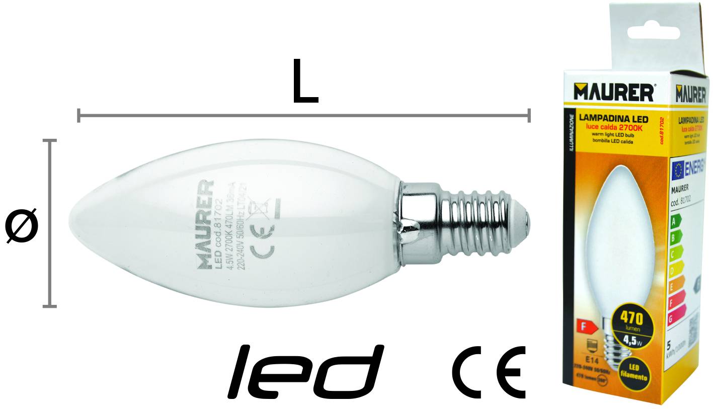 LAMPADINA LED OLIVA MILKY