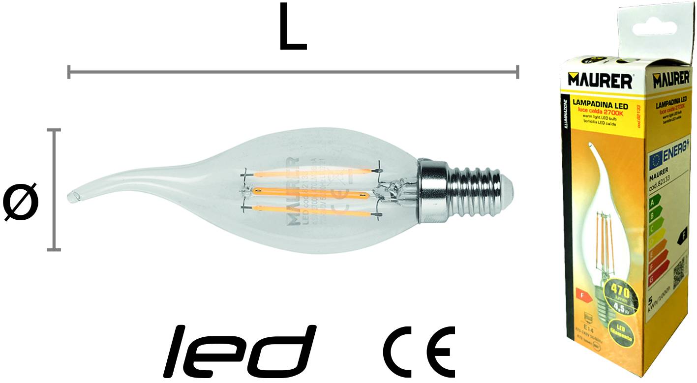 LAMPADINA LED COLPO DI VENTO