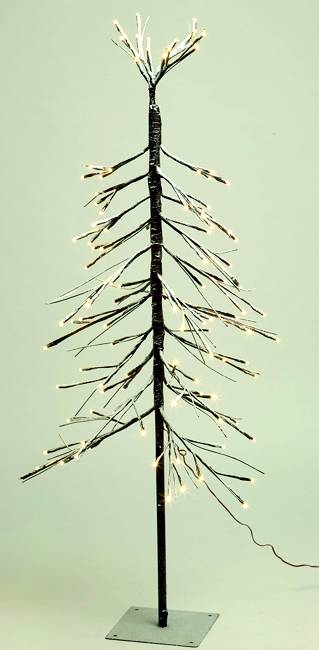 ALBERO LUMINOSO DECORATO NEVE