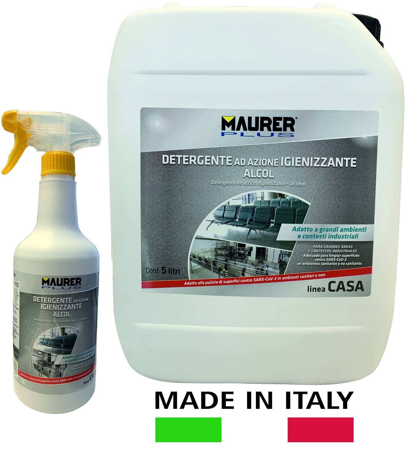 DETERGENTE IGIENIZZANTE BASE ALCOL